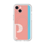 スリムプロテクションプレミアムケース with MagSafe［ オリジナル - initial color line - P pink ］