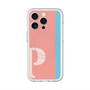 スリムプロテクションプレミアムケース with MagSafe［ オリジナル - initial color line - P pink ］