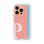スリムプロテクションプレミアムケース with MagSafe［ オリジナル - initial color line - P pink ］