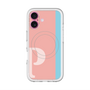 スリムプロテクションプレミアムケース with MagSafe［ オリジナル - initial color line - P pink ］