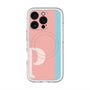 スリムプロテクションプレミアムケース with MagSafe［ オリジナル - initial color line - P pink ］