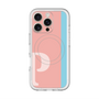 スリムプロテクションプレミアムケース with MagSafe［ オリジナル - initial color line - P pink ］