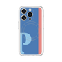スリムプロテクションプレミアムケース with MagSafe［ オリジナル - initial color line - P blue ］