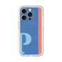 スリムプロテクションプレミアムケース with MagSafe［ オリジナル - initial color line - P blue ］