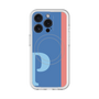 スリムプロテクションプレミアムケース with MagSafe［ オリジナル - initial color line - P blue ］