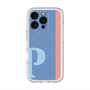 スリムプロテクションプレミアムケース with MagSafe［ オリジナル - initial color line - P blue ］