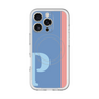 スリムプロテクションプレミアムケース with MagSafe［ オリジナル - initial color line - P blue ］