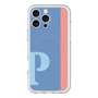 スリムプロテクションプレミアムケース with MagSafe［ オリジナル - initial color line - P blue ］
