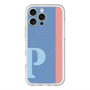 スリムプロテクションプレミアムケース with MagSafe［ オリジナル - initial color line - P blue ］