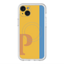 スリムプロテクションプレミアムケース with MagSafe［ オリジナル - initial color line - P orange ］