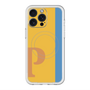 スリムプロテクションプレミアムケース with MagSafe［ オリジナル - initial color line - P orange ］