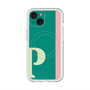 スリムプロテクションプレミアムケース with MagSafe［ オリジナル - initial color line - P green ］