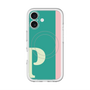 スリムプロテクションプレミアムケース with MagSafe［ オリジナル - initial color line - P green ］