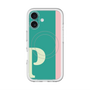 スリムプロテクションプレミアムケース with MagSafe［ オリジナル - initial color line - P green ］