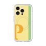 スリムプロテクションプレミアムケース with MagSafe［ オリジナル - initial color line - P yellow ］