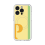 スリムプロテクションプレミアムケース with MagSafe［ オリジナル - initial color line - P yellow ］