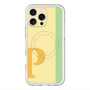 スリムプロテクションプレミアムケース with MagSafe［ オリジナル - initial color line - P yellow ］