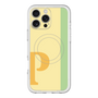 スリムプロテクションプレミアムケース with MagSafe［ オリジナル - initial color line - P yellow ］