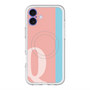 スリムプロテクションプレミアムケース with MagSafe［ オリジナル - initial color line - Q pink ］
