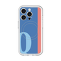 スリムプロテクションプレミアムケース with MagSafe［ オリジナル - initial color line - Q blue ］