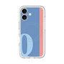スリムプロテクションプレミアムケース with MagSafe［ オリジナル - initial color line - Q blue ］