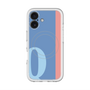 スリムプロテクションプレミアムケース with MagSafe［ オリジナル - initial color line - Q blue ］