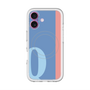 スリムプロテクションプレミアムケース with MagSafe［ オリジナル - initial color line - Q blue ］