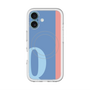 スリムプロテクションプレミアムケース with MagSafe［ オリジナル - initial color line - Q blue ］