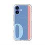 スリムプロテクションプレミアムケース with MagSafe［ オリジナル - initial color line - Q blue ］