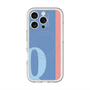 スリムプロテクションプレミアムケース with MagSafe［ オリジナル - initial color line - Q blue ］