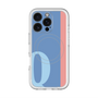スリムプロテクションプレミアムケース with MagSafe［ オリジナル - initial color line - Q blue ］
