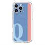 スリムプロテクションプレミアムケース with MagSafe［ オリジナル - initial color line - Q blue ］