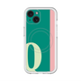 スリムプロテクションプレミアムケース with MagSafe［ オリジナル - initial color line - Q green ］
