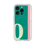 スリムプロテクションプレミアムケース with MagSafe［ オリジナル - initial color line - Q green ］