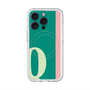 スリムプロテクションプレミアムケース with MagSafe［ オリジナル - initial color line - Q green ］