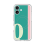 スリムプロテクションプレミアムケース with MagSafe［ オリジナル - initial color line - Q green ］