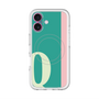 スリムプロテクションプレミアムケース with MagSafe［ オリジナル - initial color line - Q green ］