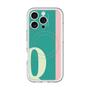 スリムプロテクションプレミアムケース with MagSafe［ オリジナル - initial color line - Q green ］