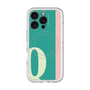 スリムプロテクションプレミアムケース with MagSafe［ オリジナル - initial color line - Q green ］