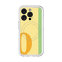 スリムプロテクションプレミアムケース with MagSafe［ オリジナル - initial color line - Q yellow ］