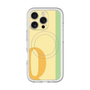 スリムプロテクションプレミアムケース with MagSafe［ オリジナル - initial color line - Q yellow ］