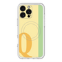 スリムプロテクションプレミアムケース with MagSafe［ オリジナル - initial color line - Q yellow ］