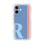 スリムプロテクションプレミアムケース with MagSafe［ オリジナル - initial color line - R blue ］