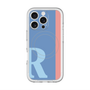 スリムプロテクションプレミアムケース with MagSafe［ オリジナル - initial color line - R blue ］