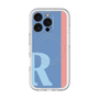 スリムプロテクションプレミアムケース with MagSafe［ オリジナル - initial color line - R blue ］
