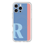 スリムプロテクションプレミアムケース with MagSafe［ オリジナル - initial color line - R blue ］