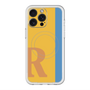 スリムプロテクションプレミアムケース with MagSafe［ オリジナル - initial color line - R orange ］