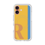 スリムプロテクションプレミアムケース with MagSafe［ オリジナル - initial color line - R orange ］