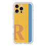 スリムプロテクションプレミアムケース with MagSafe［ オリジナル - initial color line - R orange ］