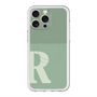 スリムプロテクションプレミアムケース with MagSafe［ オリジナル - initial two tone - R green ］